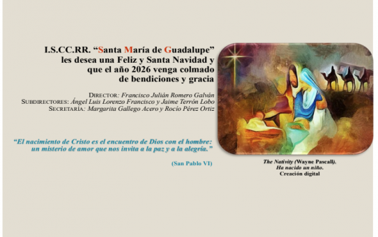 Feliz Natividad en el Señor