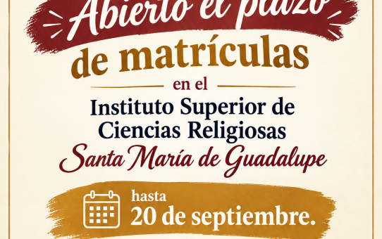 Abierto el plazo para matrículas en el curso 2026-2027